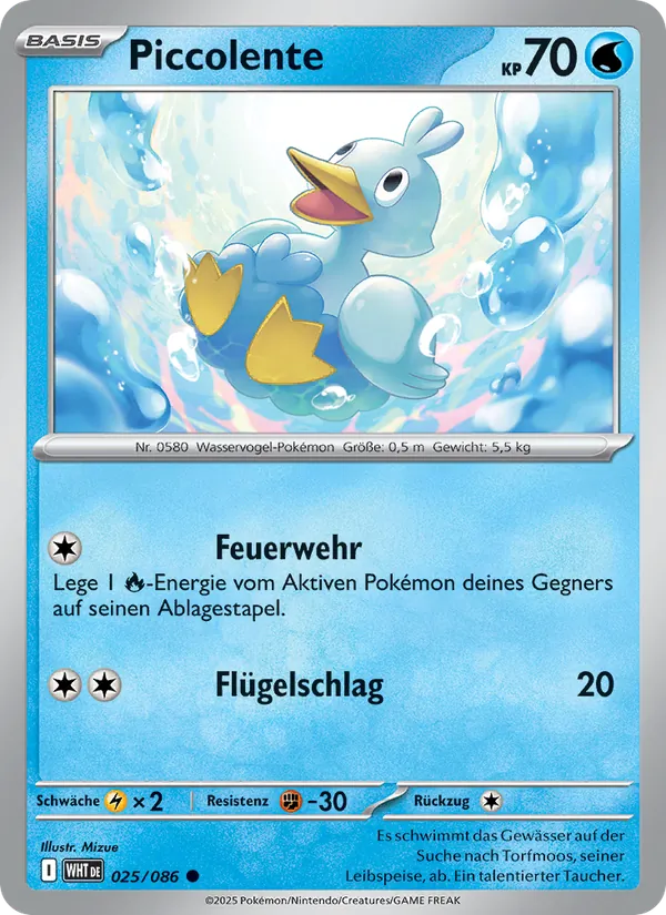 Piccolente Weiße Flammen 025/86