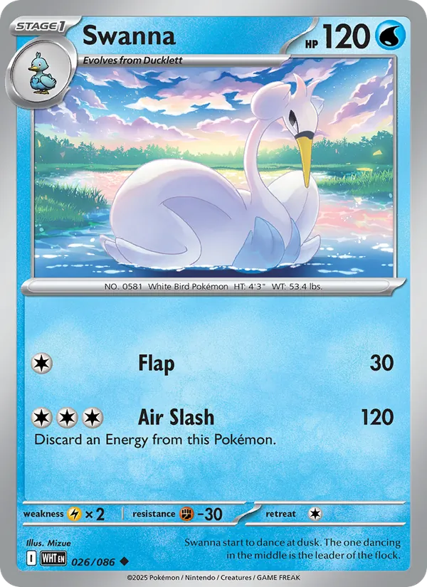 Swanna White Flare 026/86