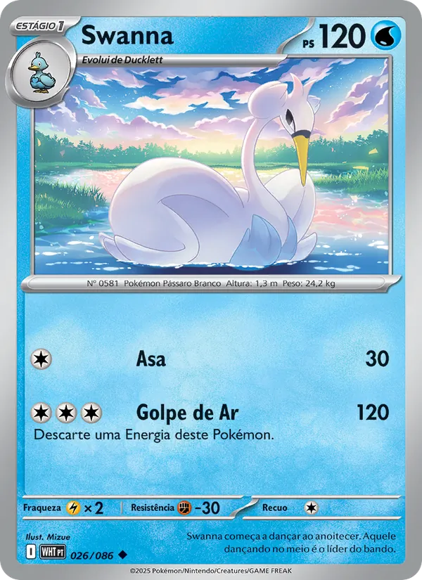Swanna Fogo Branco 026/86