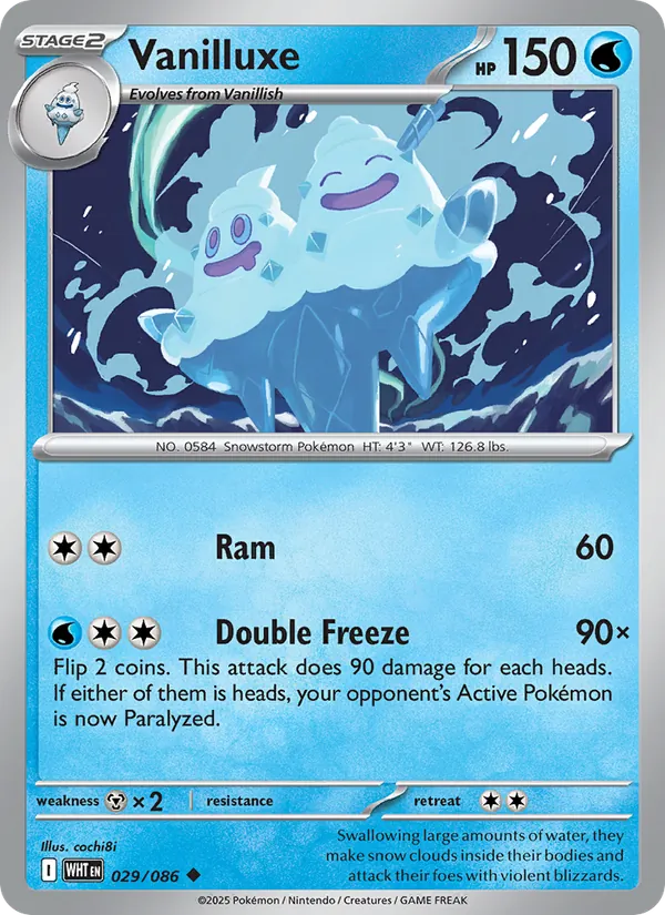 Vanilluxe White Flare 029/86