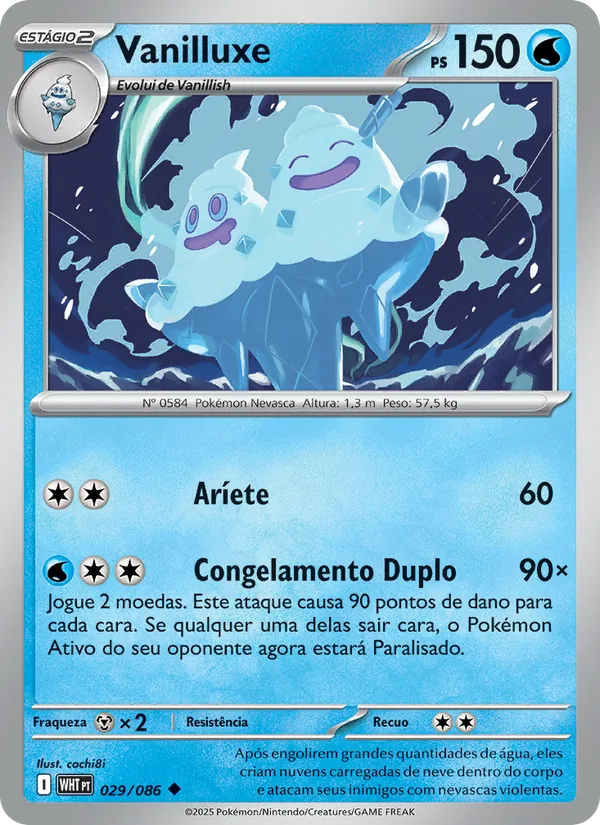 Vanilluxe Fogo Branco 029/86