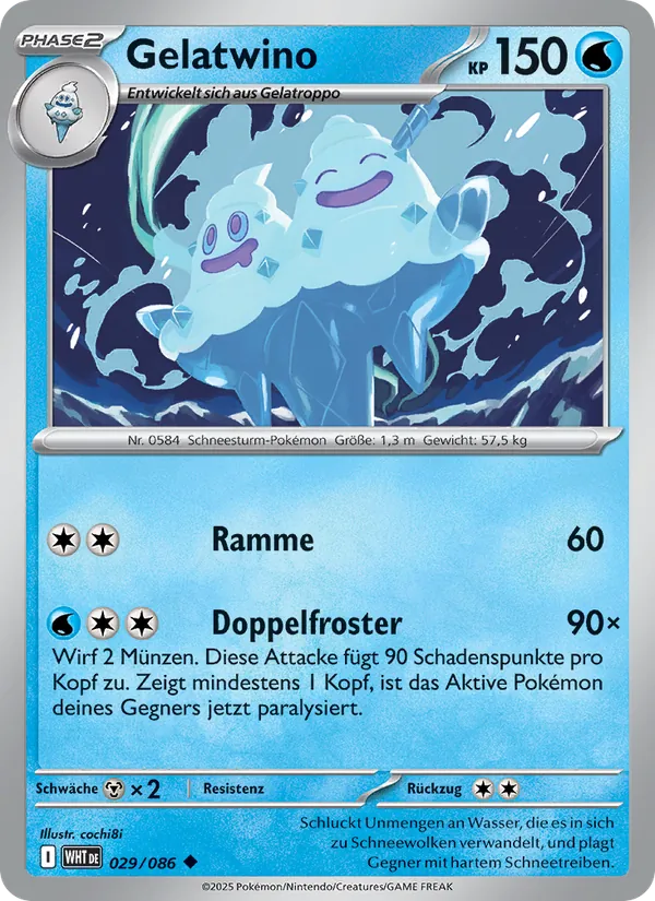 Gelatwino Weiße Flammen 029/86