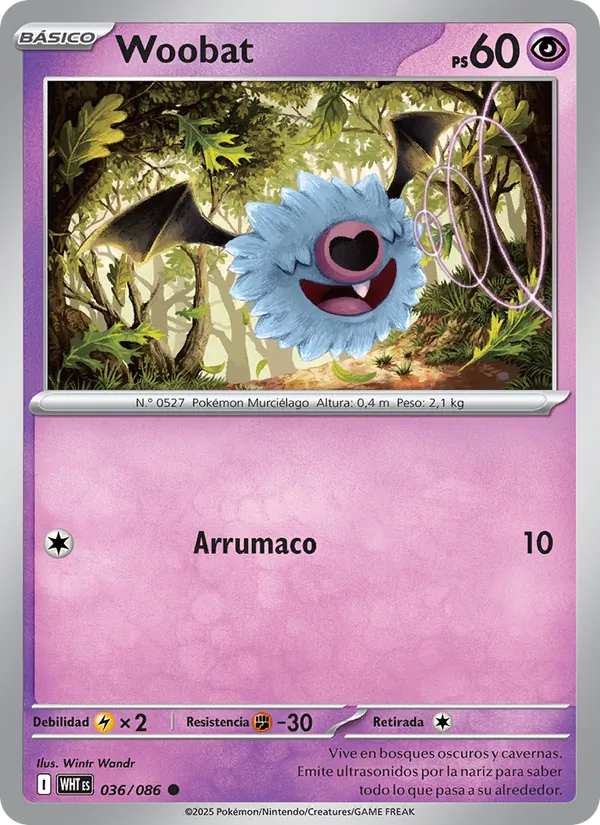 Woobat Llama Blanca 036/86