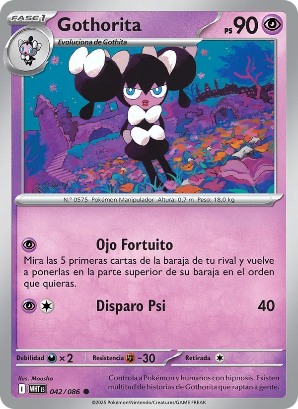 Gothorita Llama Blanca 042/86