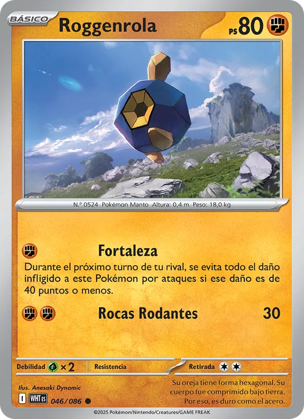 Roggenrola Llama Blanca 046/86