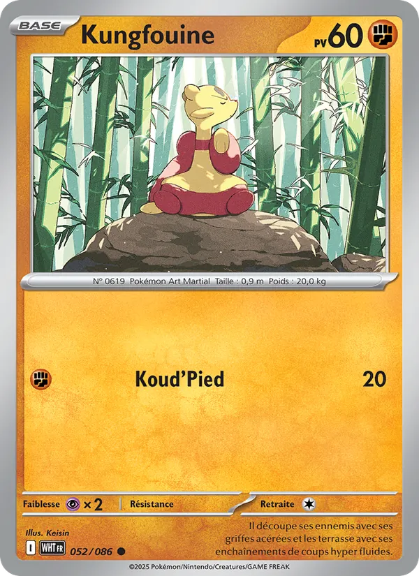 Kungfouine Flamme Blanche 052/86