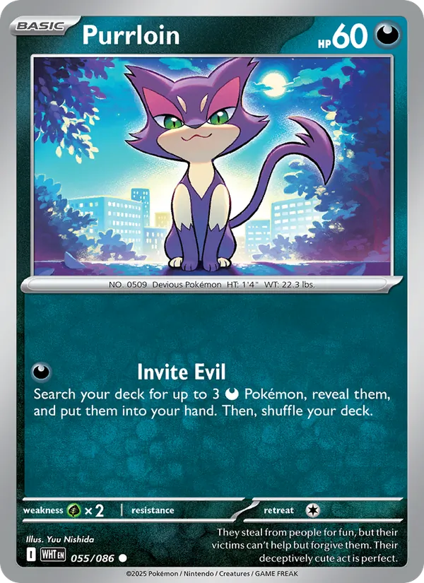 Purrloin White Flare 055/86