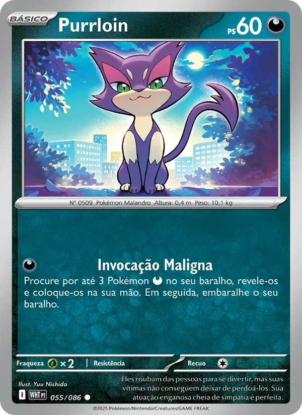 Purrloin Fogo Branco 055/86
