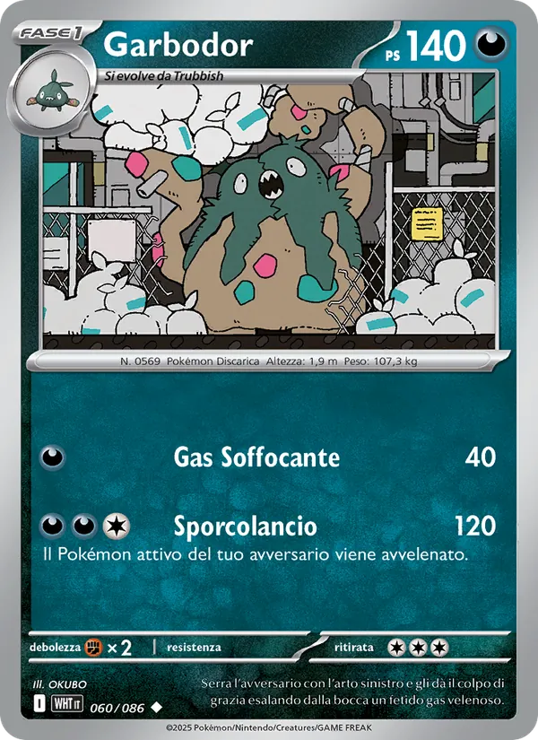 Garbodor Fuoco Bianco 060/86