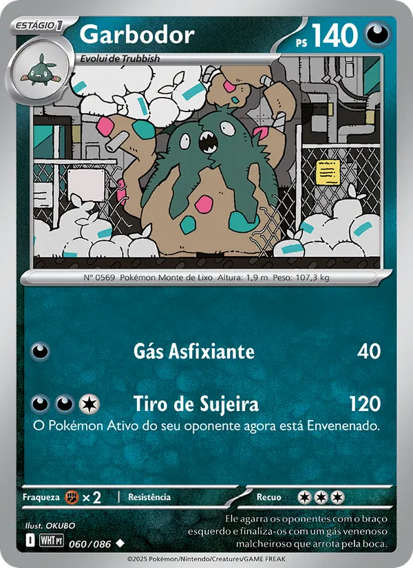 Garbodor Fogo Branco 060/86