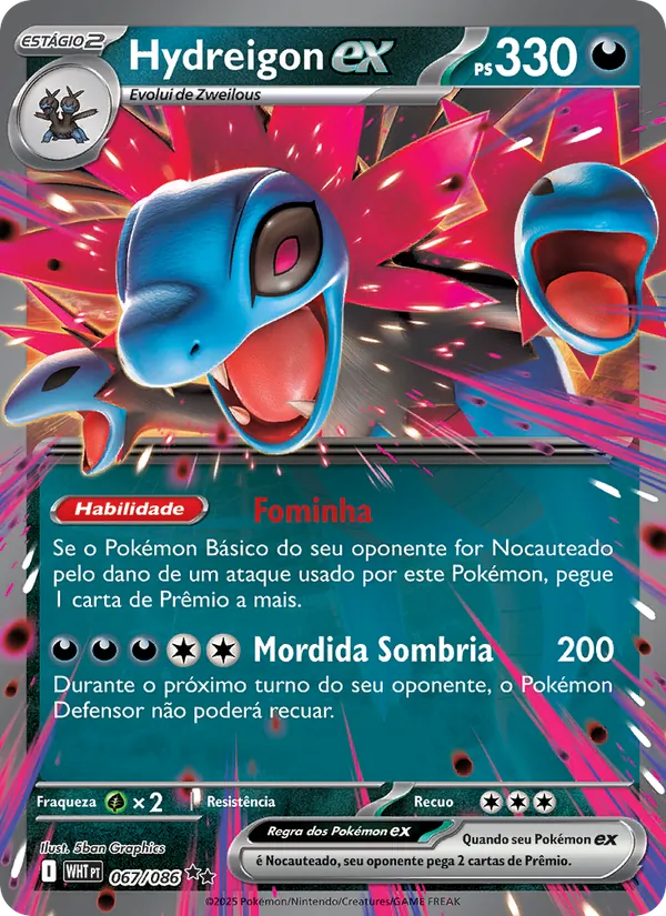 Hydreigon ex Fogo Branco 067/86
