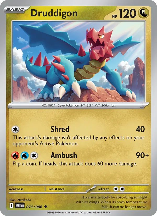 Druddigon White Flare 071/86