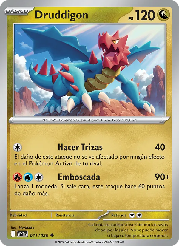 Druddigon Llama Blanca 071/86