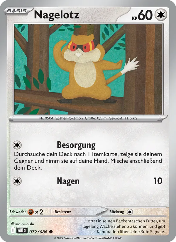 Nagelotz Weiße Flammen 072/86