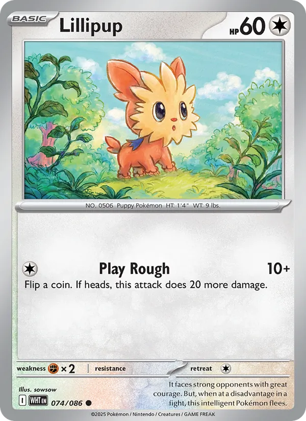 Lillipup White Flare 074/86