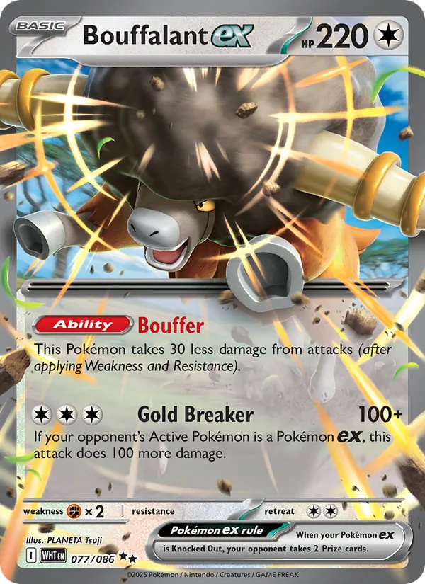Bouffalant ex White Flare 077/86