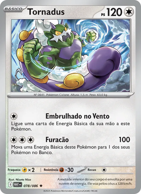 Tornadus Fogo Branco 078/86