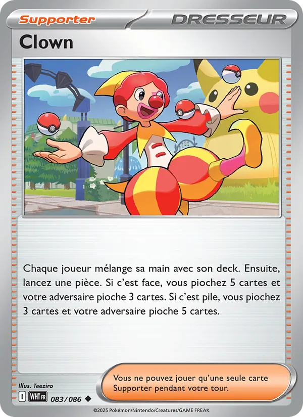 Clown Flamme Blanche 083/86