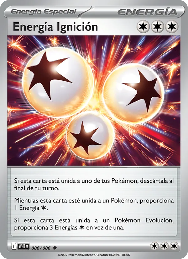 Energía Ignición Llama Blanca 086/86