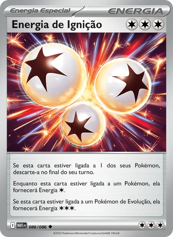 Energia de Ignição Fogo Branco 086/86