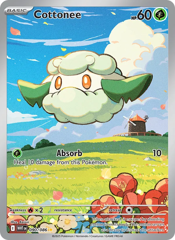 Cottonee White Flare 090/86