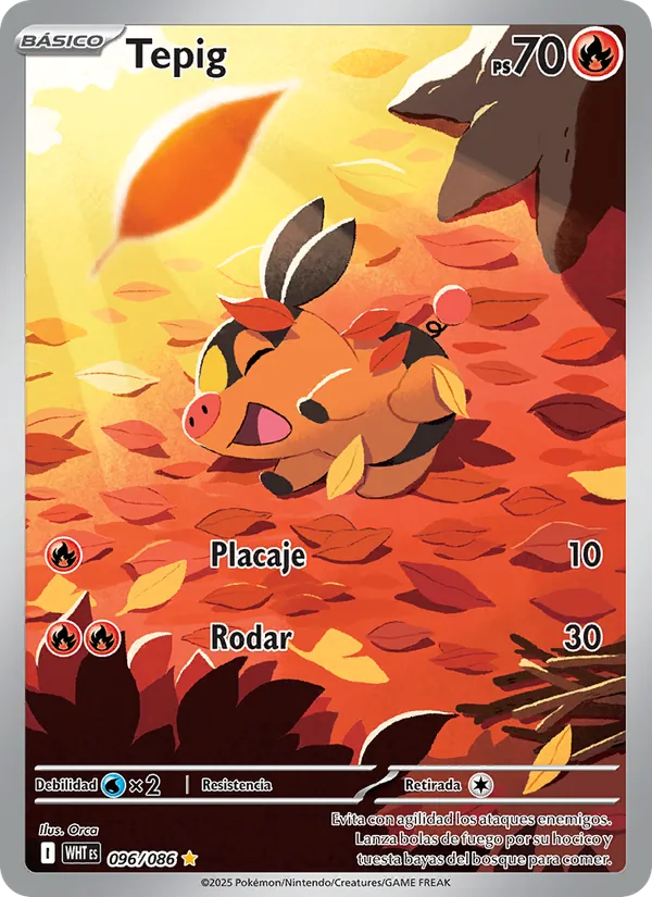 Tepig Llama Blanca 096/86
