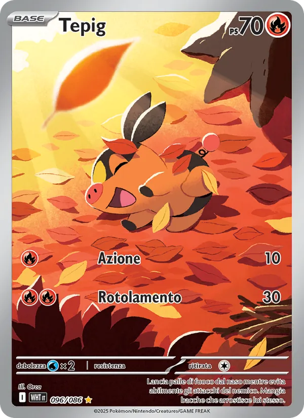 Tepig Fuoco Bianco 096/86