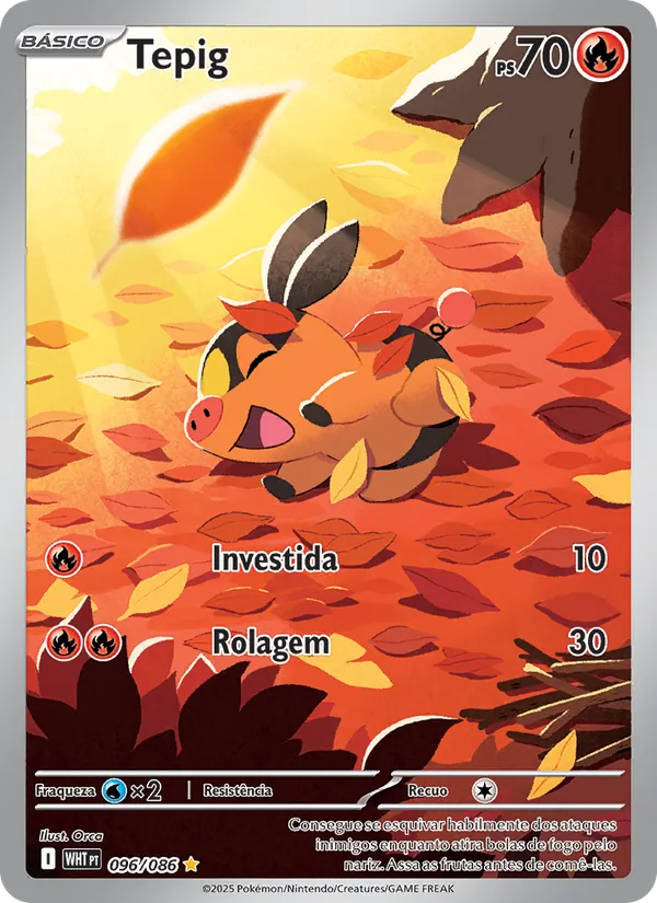 Tepig Fogo Branco 096/86