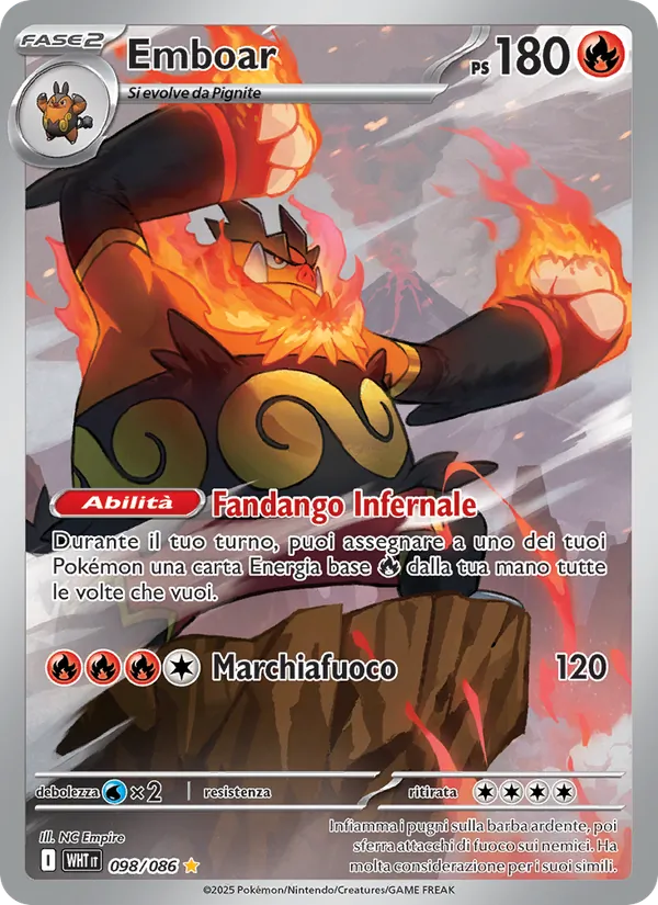 Emboar Fuoco Bianco 098/86