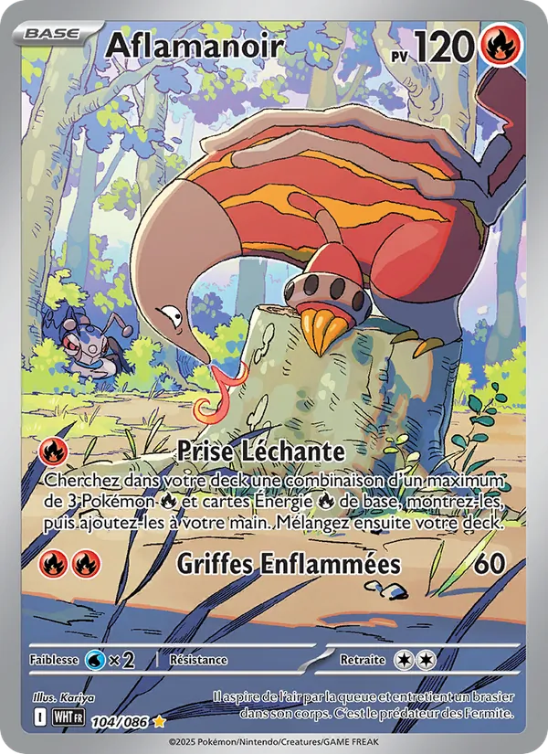Aflamanoir Flamme Blanche 104/86