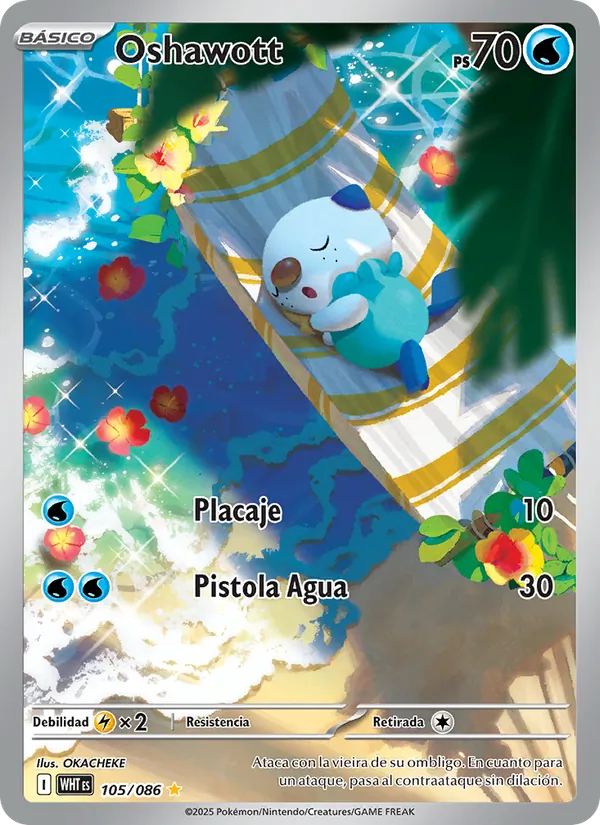 Oshawott Llama Blanca 105/86