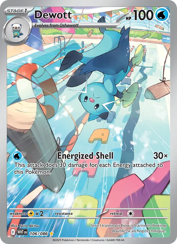 Dewott White Flare 106/86