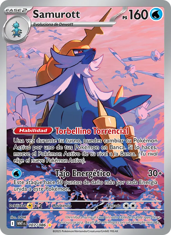 Samurott Llama Blanca 107/86