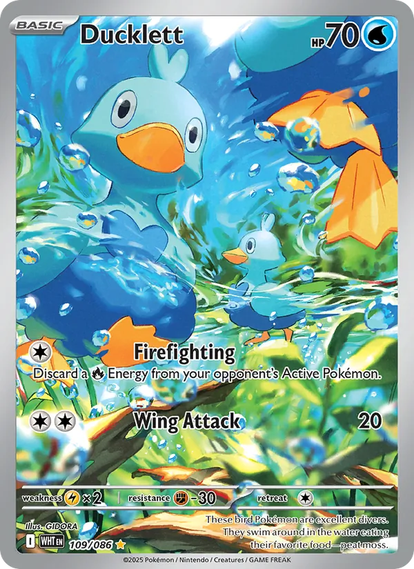 Ducklett White Flare 109/86