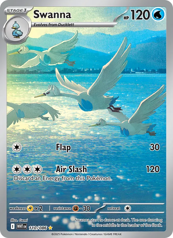Swanna White Flare 110/86