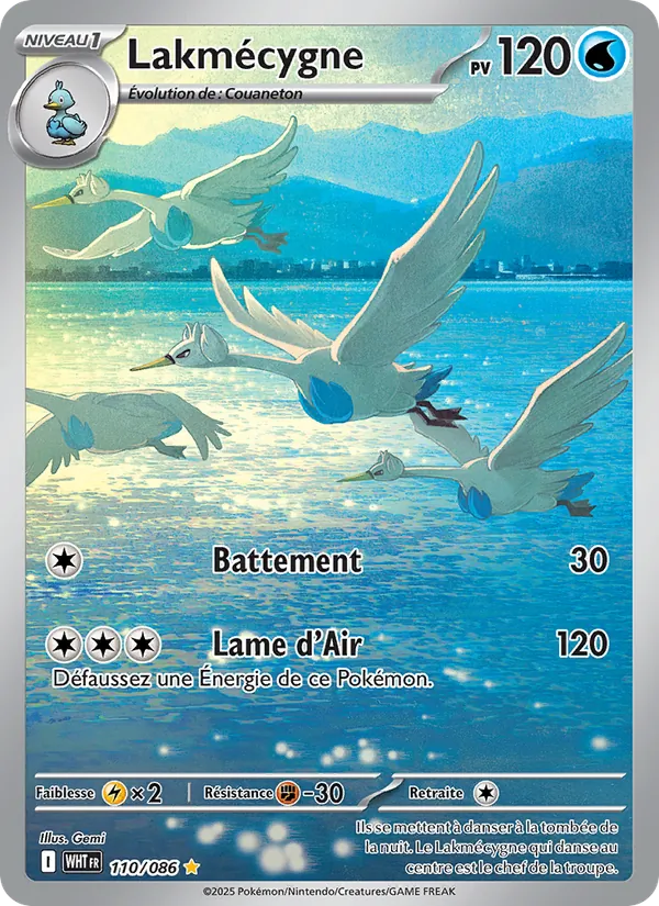 Lakmécygne Flamme Blanche 110/86