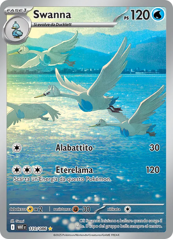 Swanna Fuoco Bianco 110/86