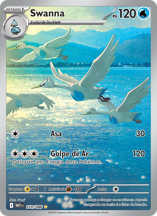 Swanna Fogo Branco 110/86