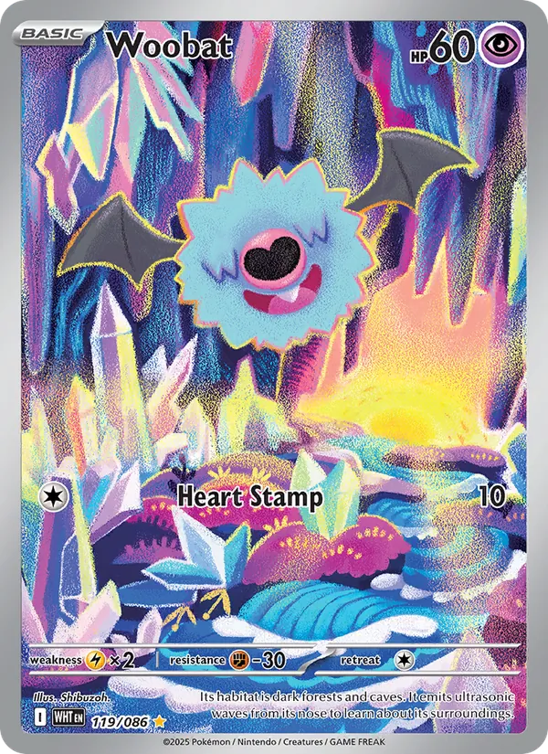 Woobat White Flare 119/86