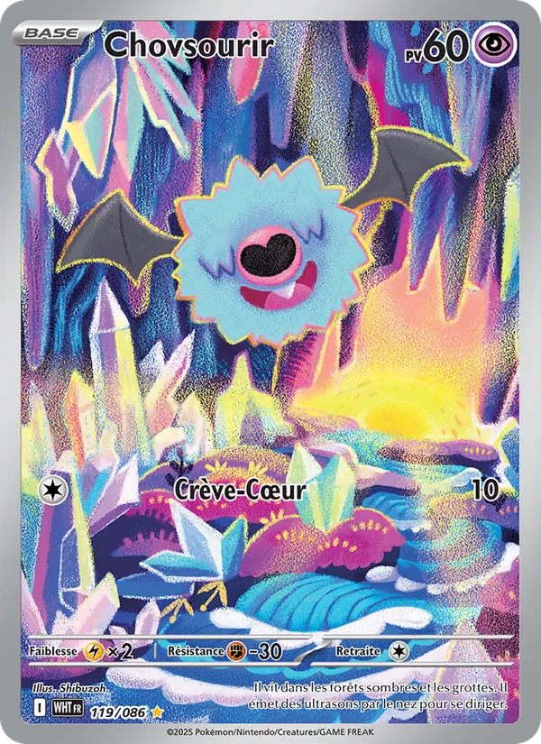 Chovsourir Flamme Blanche 119/86