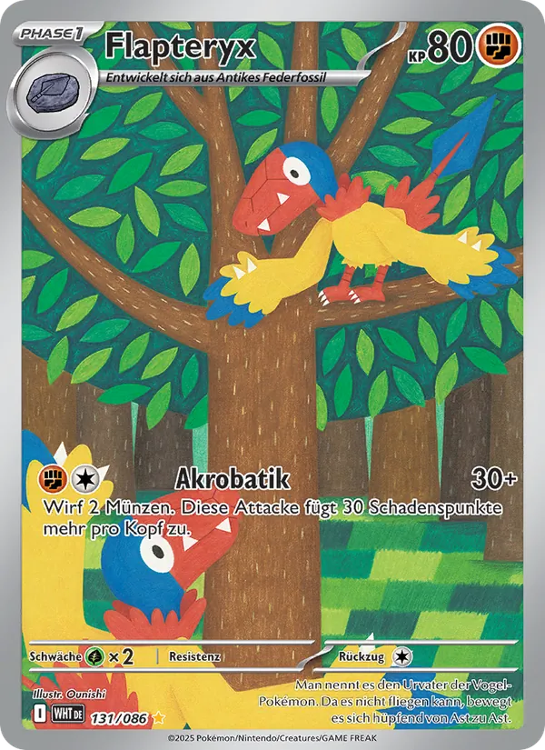 Flapteryx Weiße Flammen 131/86