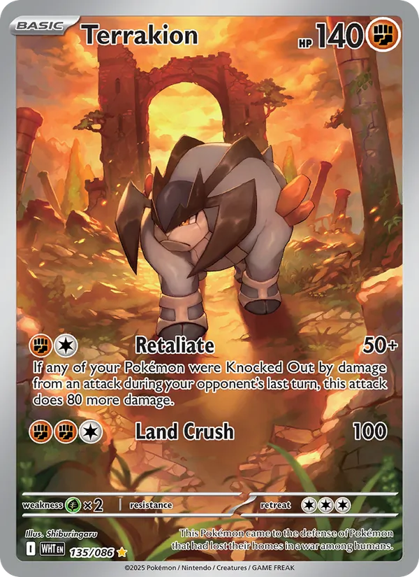 Terrakion White Flare 135/86