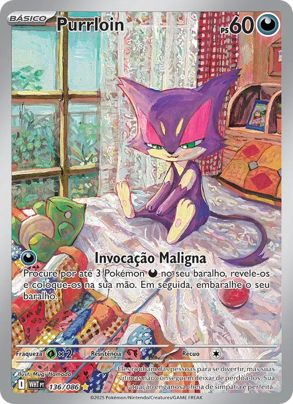 Purrloin Fogo Branco 136/86