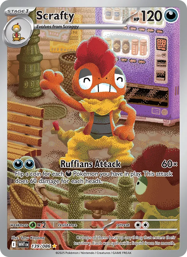 Scrafty White Flare 139/86
