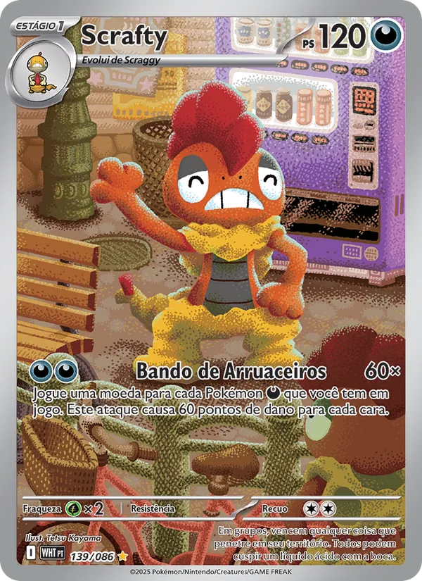 Scrafty Fogo Branco 139/86
