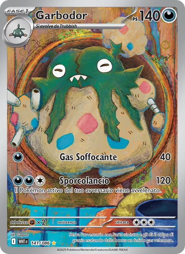 Garbodor Fuoco Bianco 141/86