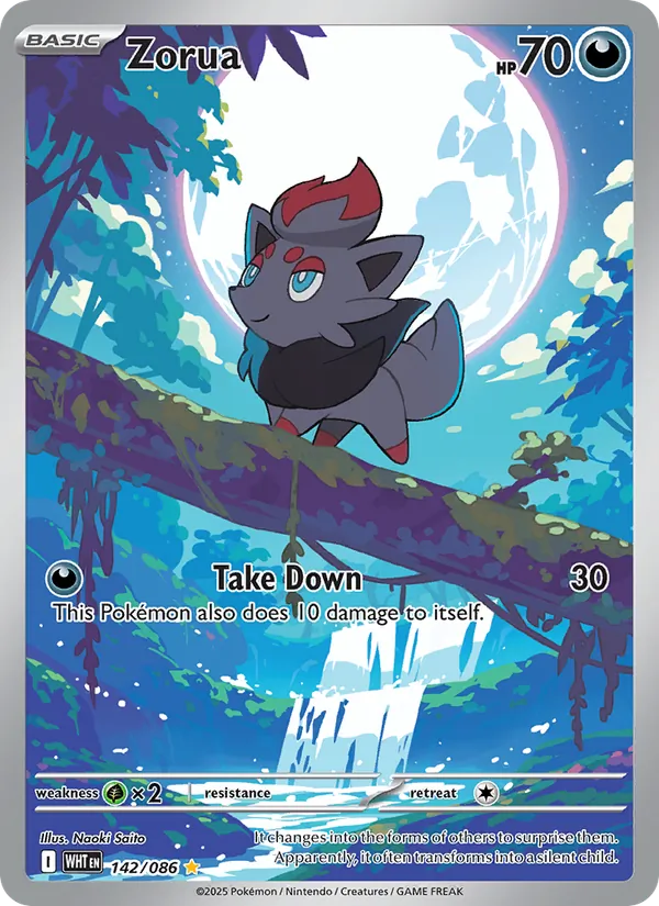Zorua White Flare 142/86