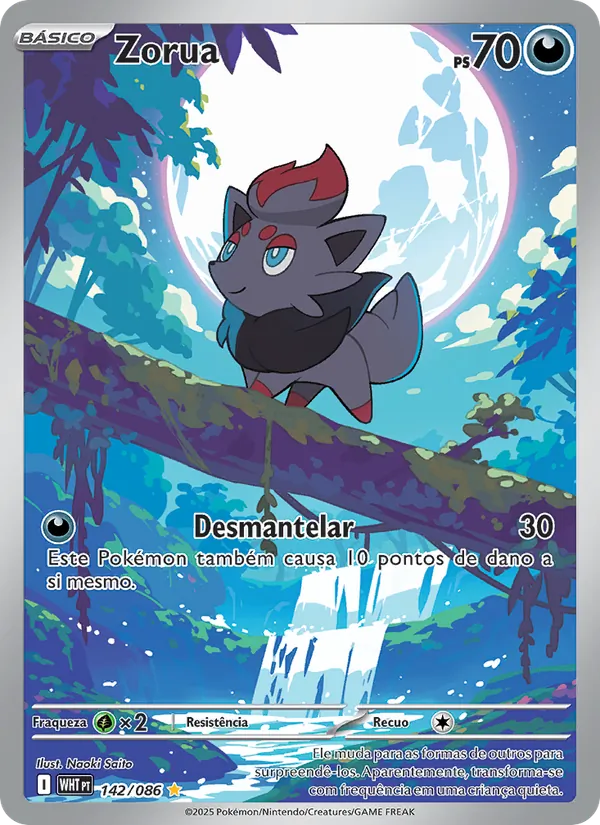 Zorua Fogo Branco 142/86