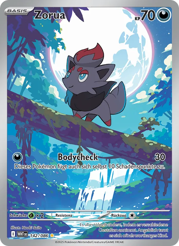 Zorua Weiße Flammen 142/86