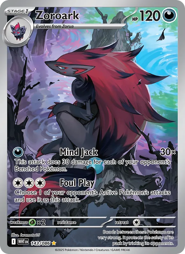 Zoroark White Flare 143/86